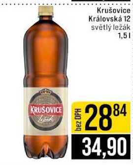 Krušovice Královská 12 světlý ležák 1,5l