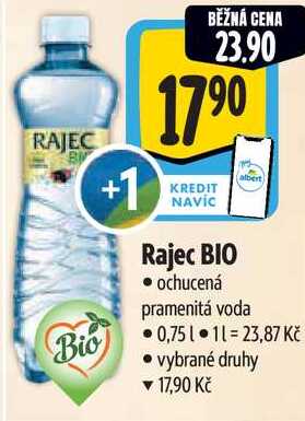 Rajec BIO, 0,75 l