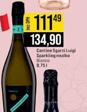 Cantine Sgarzi Luigi Sparkling nealko Bianco 0,75l