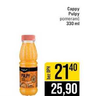 Cappy Pulpy pomeranč 330 ml