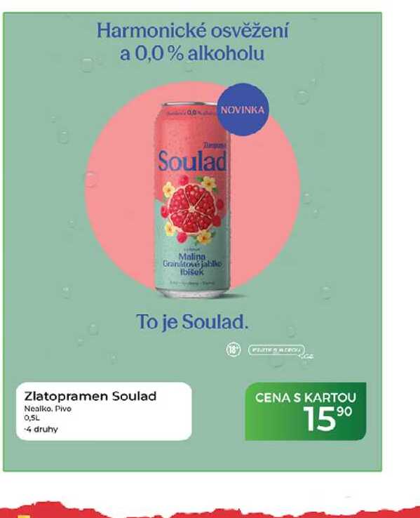 Zlatopramen Soulad Nealko 0,5 L