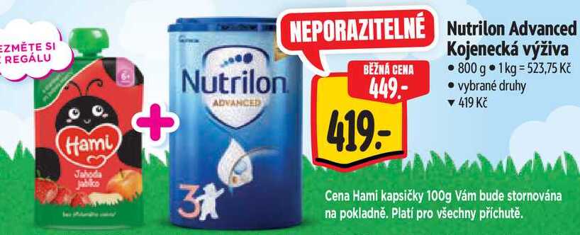Nutrilon Advanced Kojenecká výživa, 800 g Albert