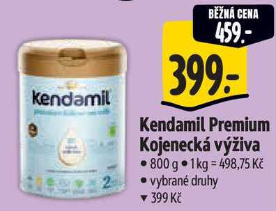 Kendamil Premium Kojenecká výživa, 800 g Albert