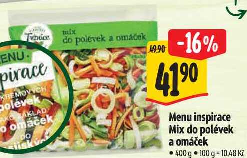Menu inspirace Mix do polévek a omáček, 400 g