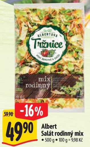 Albert Salát rodinný mix, 500 g 