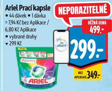 Ariel Prací kapsle, 44 dávek