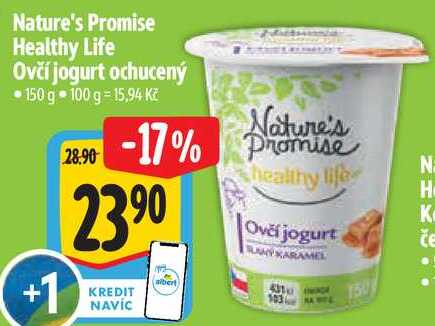 Nature's Promise Healthy Life Ovčí jogurt ochucený, 150 g  