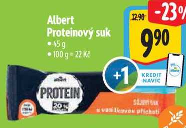 Albert Proteinový suk, 45 g    