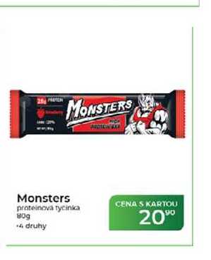 Monsters proteinová tyčinka 80g  