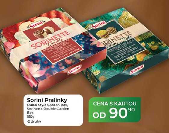 Sorini Pralinky Dubai Style Garden Box, Sorinette Double Garden Box 150 g