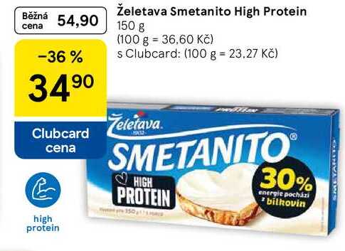 Želetava Smetanito High Protein, 150 g 