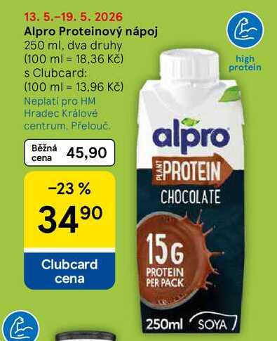 Alpro Proteinový nápoj, 250 ml, dva druhy 