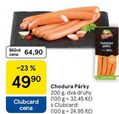 Chodura Párky, 200 g 