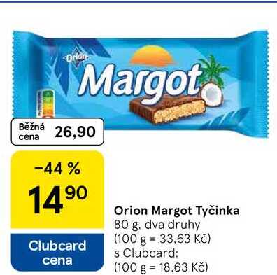 Orion Margot Tyčinka, 80 g