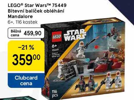 LEGO® Star Wars™ 75449 Bitevní balíček obléhání Mandalore 6+, 116 kostek  