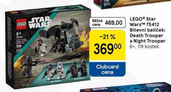 LEGO® Star Wars™ 75412 Bitevní balíček: Death Trooper a Night Trooper 6+, 119 kostek 