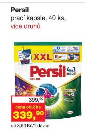 Persil prací kapsle, 40 ks Ráj drogerie
