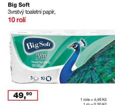 Big Soft 10 ks Ráj drogerie