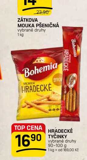 HRADECKÉ TYČINKY vybrané druhy 90-100 g 