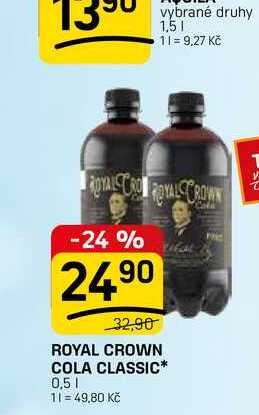 ROYAL CROWN COLA CLASSIC* 0,5l 