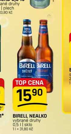 BIRELL NEALKO vybrané druhy 0,5l