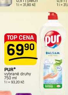 BALSAM PUR* vybrané druhy 750 ml FLOP TOP