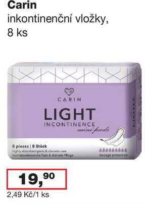 Carin 8 ks Ráj drogerie