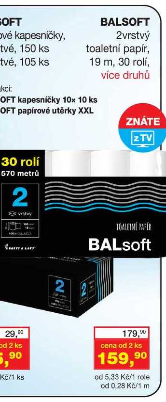 BALSOFT 30 rolí Ráj drogerie