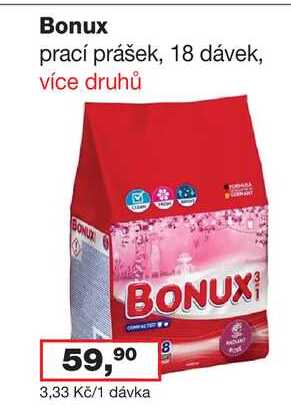 Bonux 18 dávek Ráj drogerie