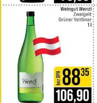 Weingut Wenzl Zweigelt Grüner Veltliner 1l