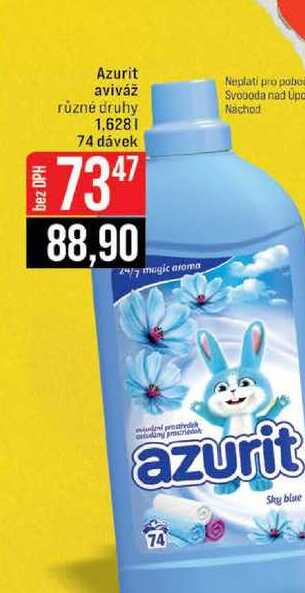 Azurit aviváž různé druhy 1.628l 74 dávek 