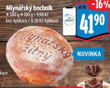 Mlynářský bochník, 500 g  