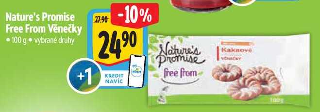 Nature's Promise Free From Věnečky, 100 g
