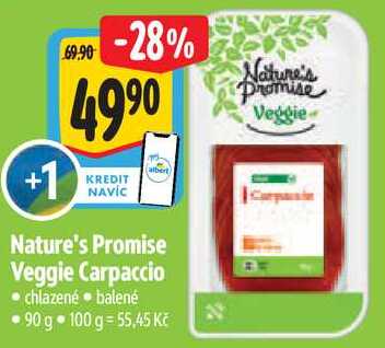 Nature's Promise Veggie Carpaccio, 90 g  