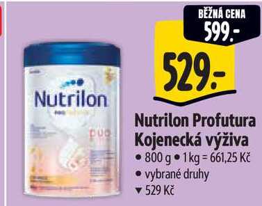 Nutrilon Profutura Kojenecká výživa, 800 g Albert