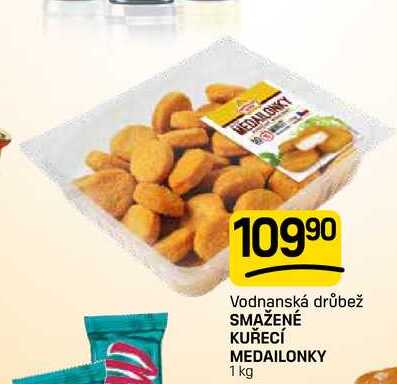 SMAŽENÉ KUŘECÍ MEDAILONKY 1 kg