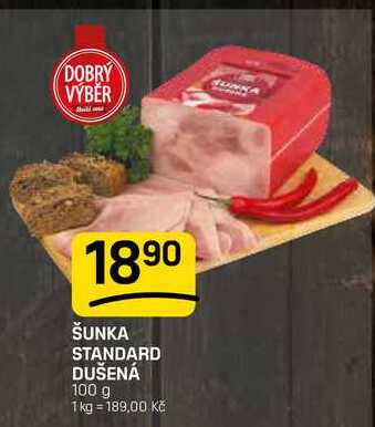ŠUNKA STANDARD DUŠENÁ 100 g 