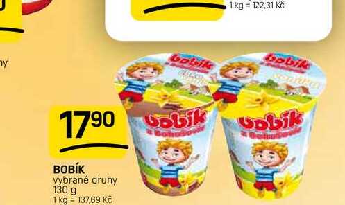 BOBÍK vybrané druhy 130 g 