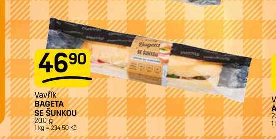 BAGETA SE ŠUNKOU 200 g
