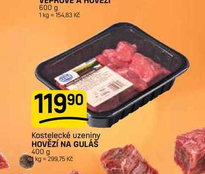 L HOVĚZÍ NA GULÁŠ 400 g