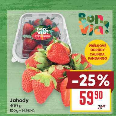 Jahody 400 g