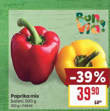 Paprika mix balení, 500 g 