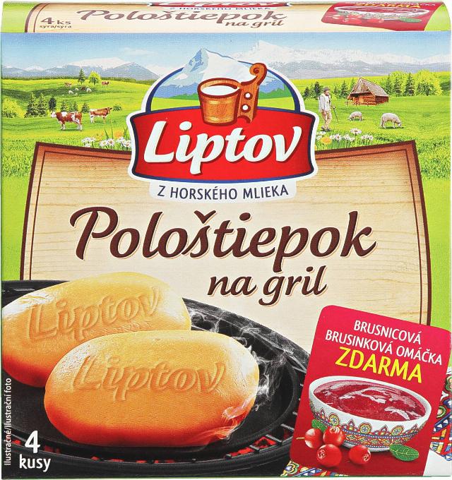 Liptov Pološtiepok na gril s brusinkovou/pikantní om.