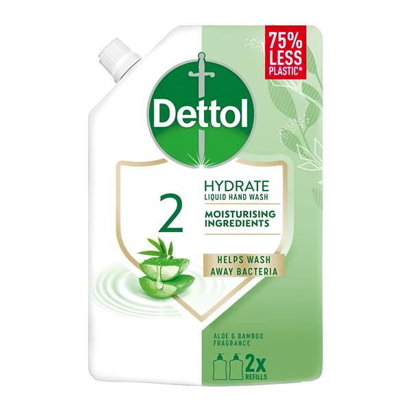 Dettol Tekuté mýdlo Náhradní náplň Aloe a Bambus Košík.cz
