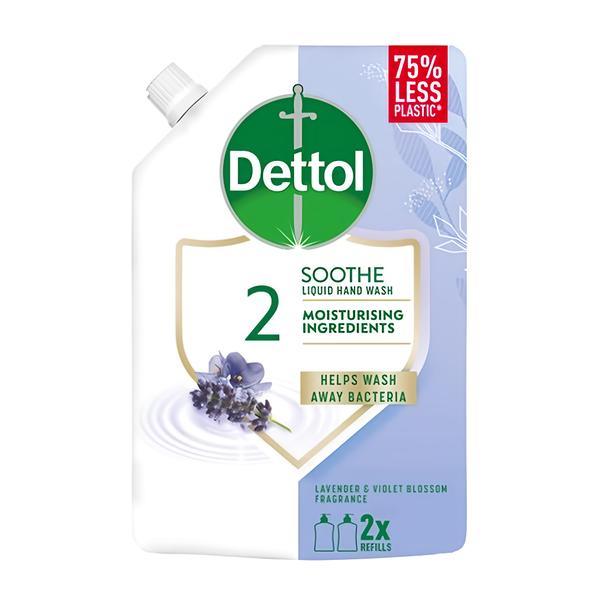 Dettol Tekuté mýdlo Náhradní náplň Uklidňující levandule 500 ml Košík.cz