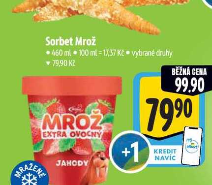 Sorbet Mrož 460 ml