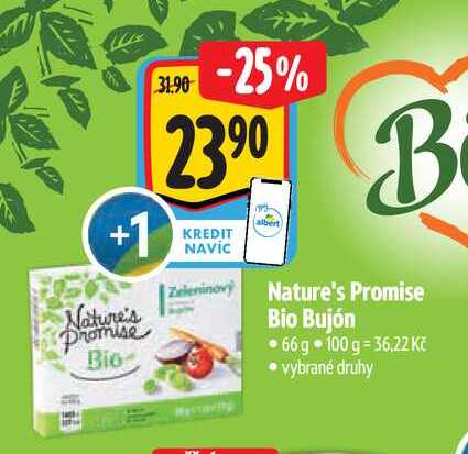  Nature's Promise Bio Bujón 66 g 