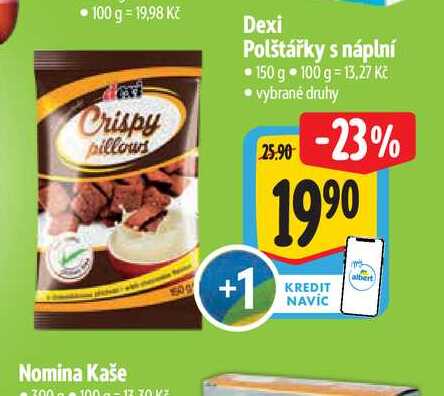  Dexi Polštářky s náplní 150 g  