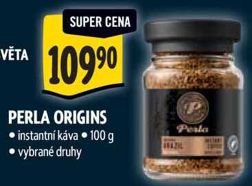 PERLA ORIGINS, 100 g