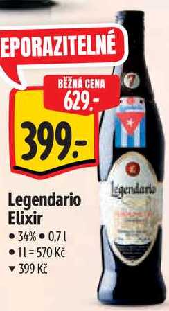 Legendario Elixir, 0,7 l